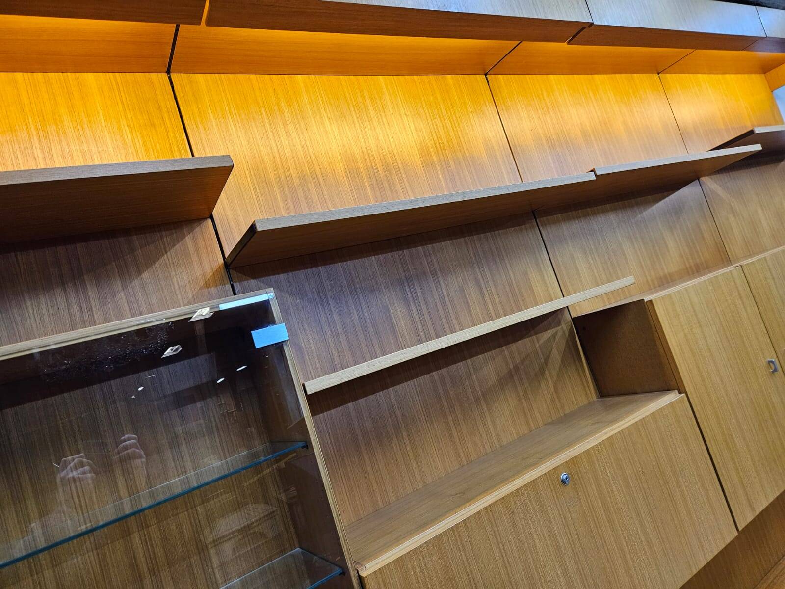 Modular teak shelf / germany / 1970s / cadovius style / kai kristiansen