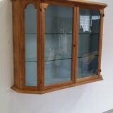 Wooden wall showcase