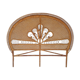 Vintage rattan bed head