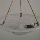French Art Deco Ceiling Light ROS Degue Frosted Molded Glass Plafonnier