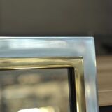 Chrome and brass mirror 1970