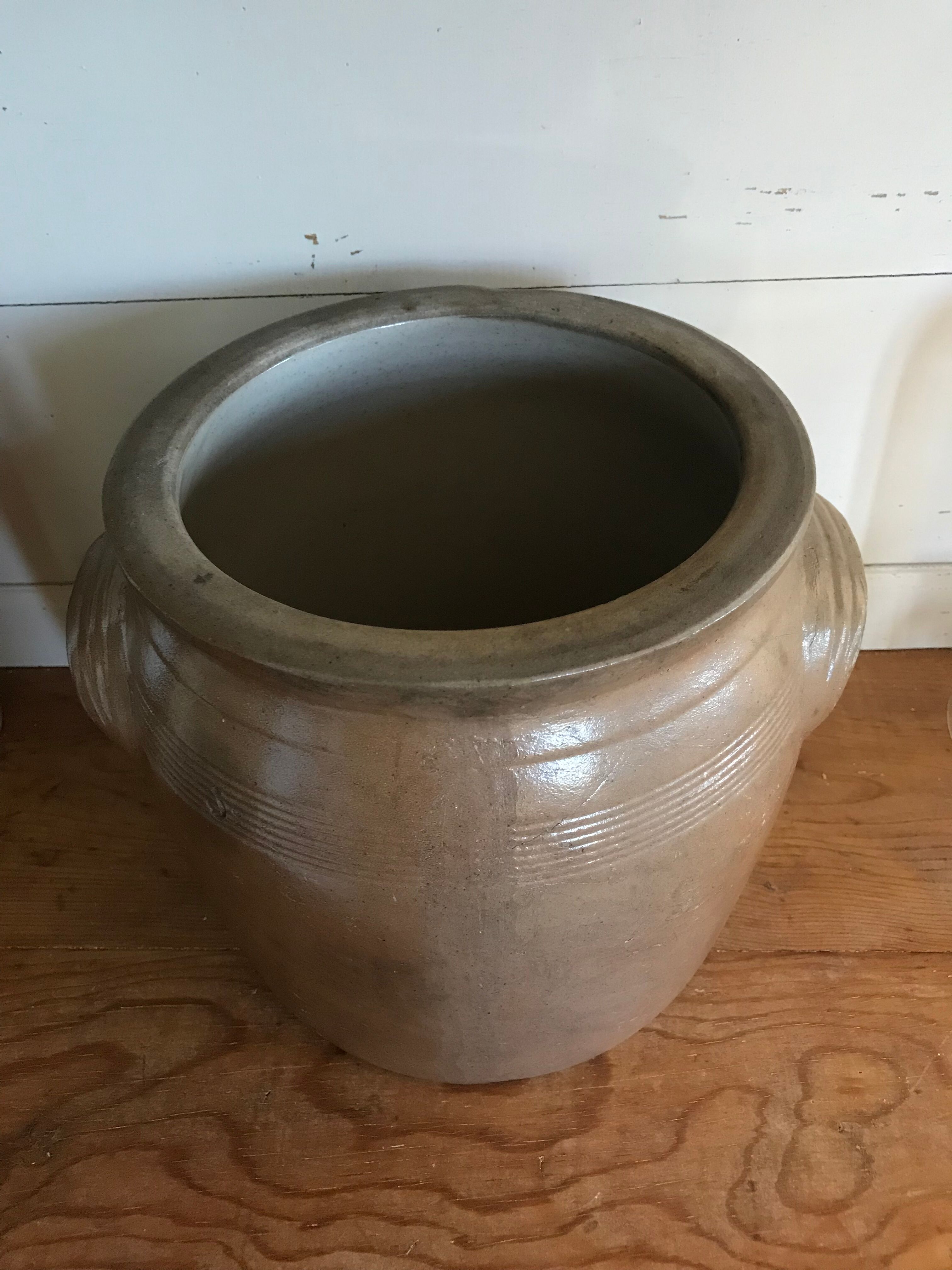 5l glazed sandstone pot