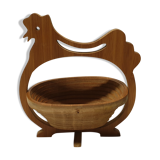 Foldable fruit basket, under dish