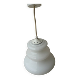 White opaline pendant light