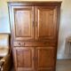 Solid wood TV cabinet