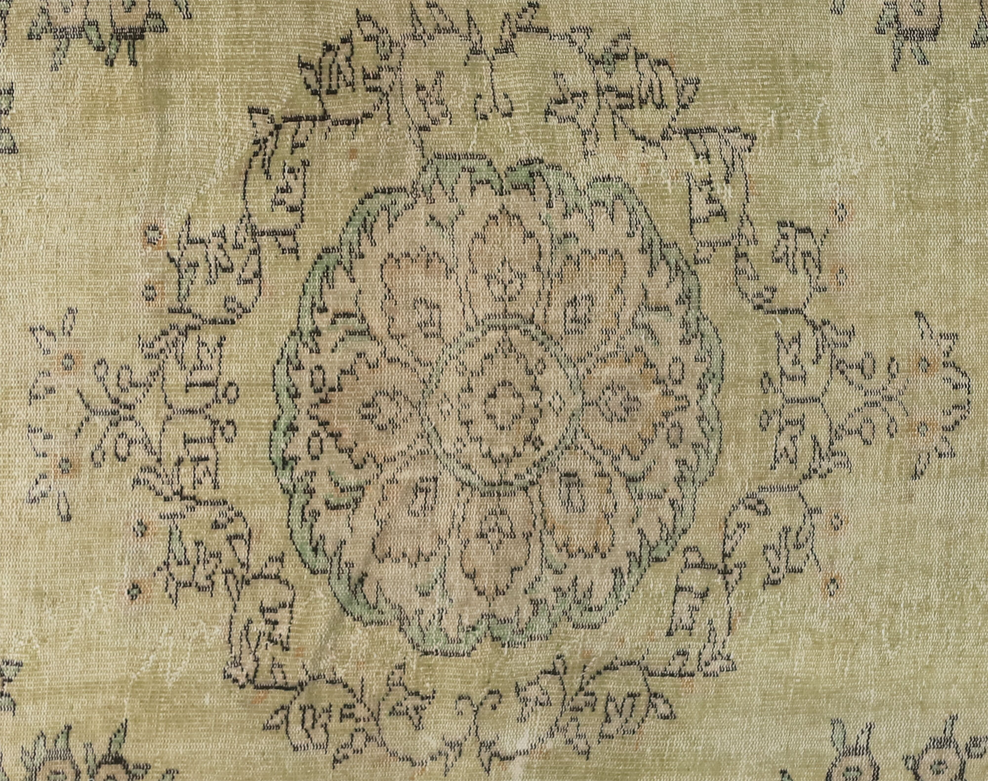 Anatolian handmade vintage rug 283 cm x 172 cm