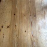 20th century farmhouse table with black base