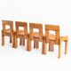 Vintage table and chairs designed by Silvio Coppola for Fratelli Montina.