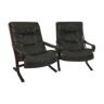 Deux fauteuils Siesta par Ingmar Relling pour Westnofa Norvège 1960