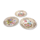 Set of 3 openwork ceramic plates