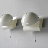 Pair of iGuzzini Bugia wall lamps, Italy 70s