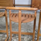 Set of 3 Almillmö bar stools, vintage 1980s German design