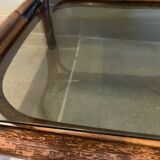 Table basse en rotin