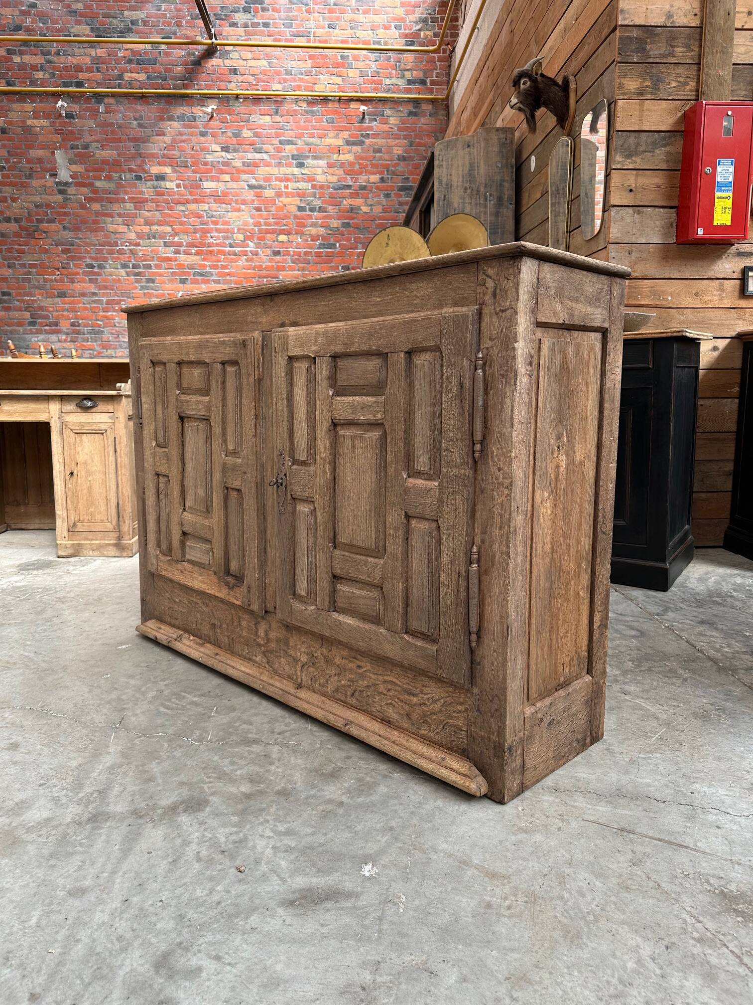 18th century country sideboard in solid oak