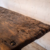 Industrial table with workbench top