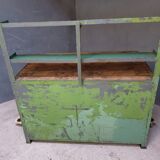Industrial workbench, work table, desk green