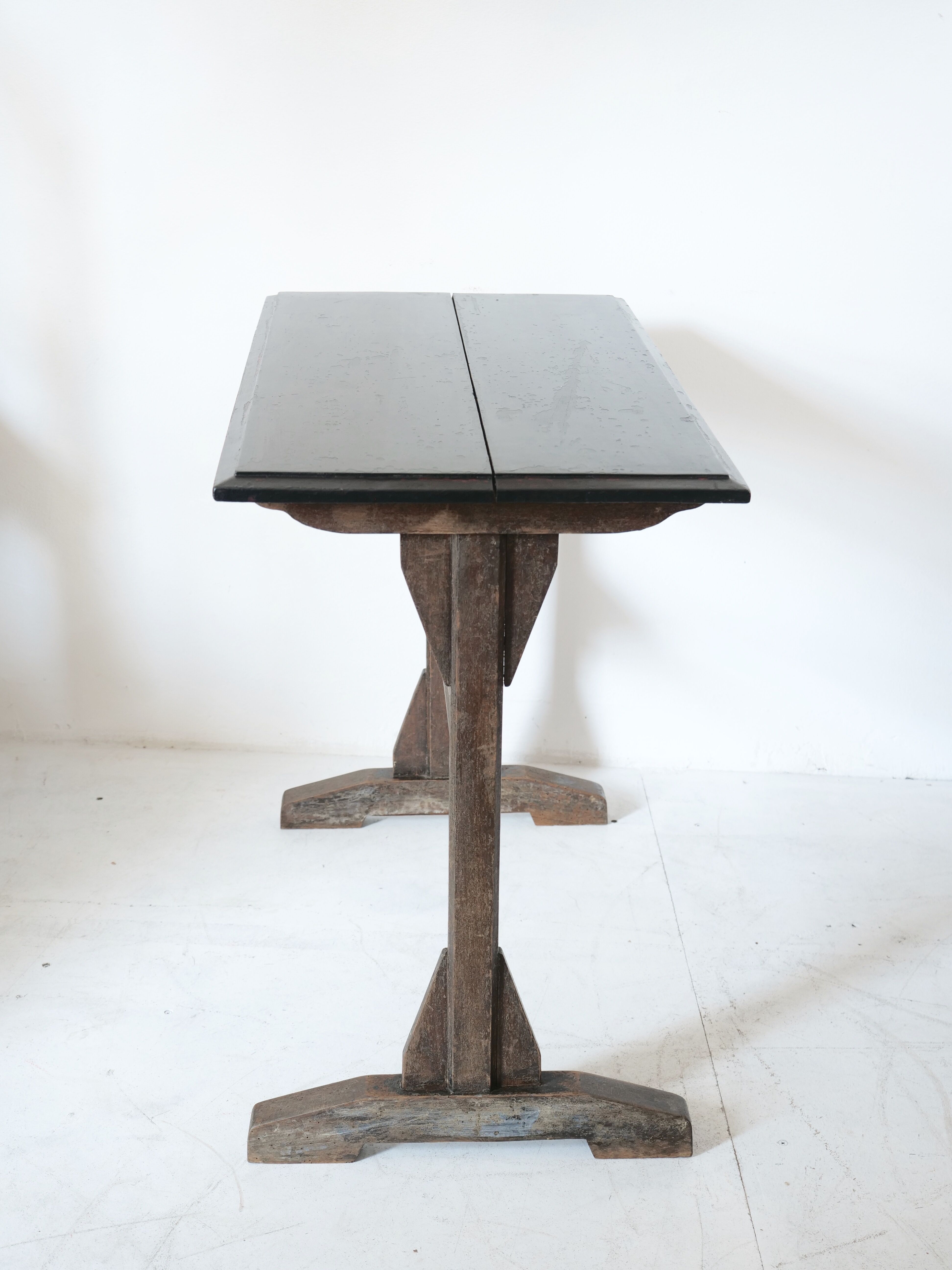 Wooden bistro table