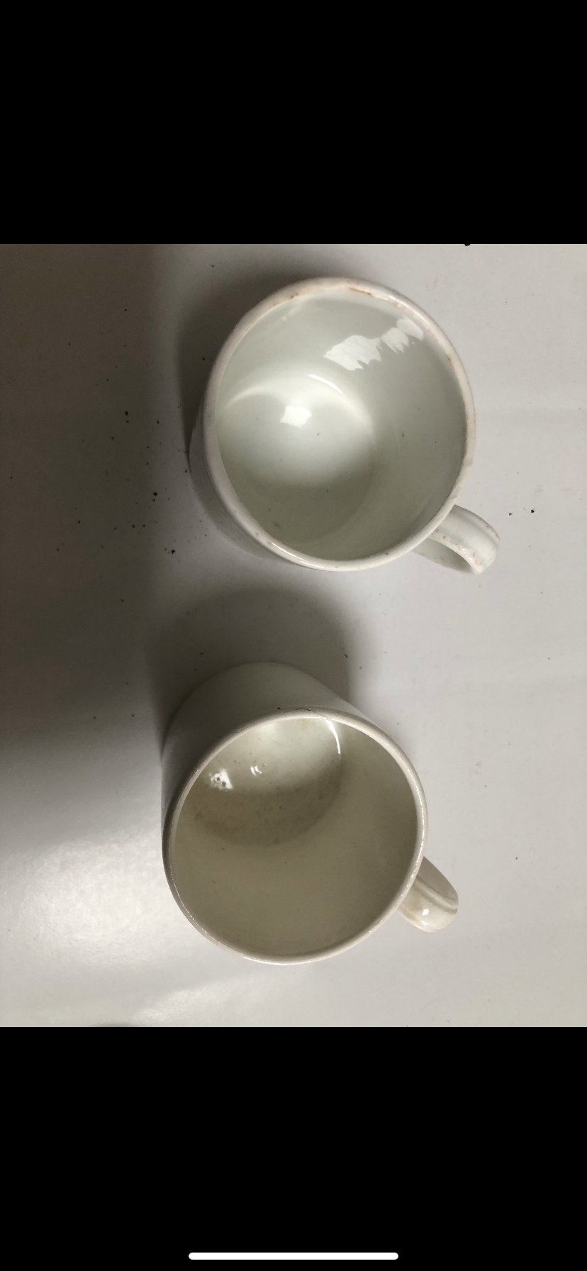 2 cups Jules Vieillard Bordeaux earthenware