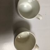 2 cups Jules Vieillard Bordeaux earthenware