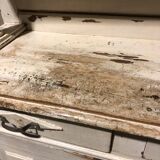 Old patinated dresser buffet