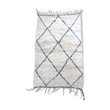 Moroccan Berber carpet Beni Ouarain with black diamonds 1,48x0.95m