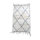 Moroccan Berber carpet Beni Ouarain with black diamonds 1,48x0.95m