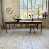 50s pine and oak farmhouse table 2.5m