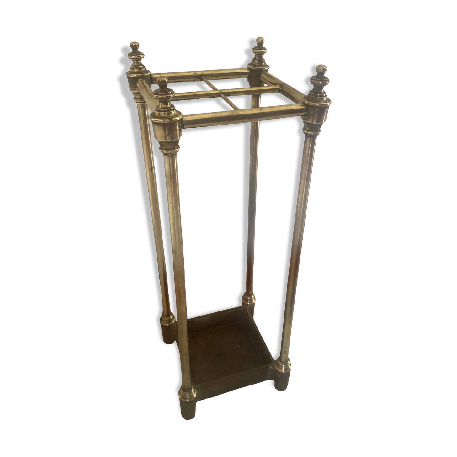 Brass and cast iron umbrella door