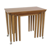 Tables pull out mid-century Scandinavia teak