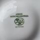 Six Bavarian porcelain oyster plates