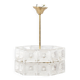 Crystal and brass pendant lamp by Carl Fagerlund for Orrefors, Sweden, 1960.