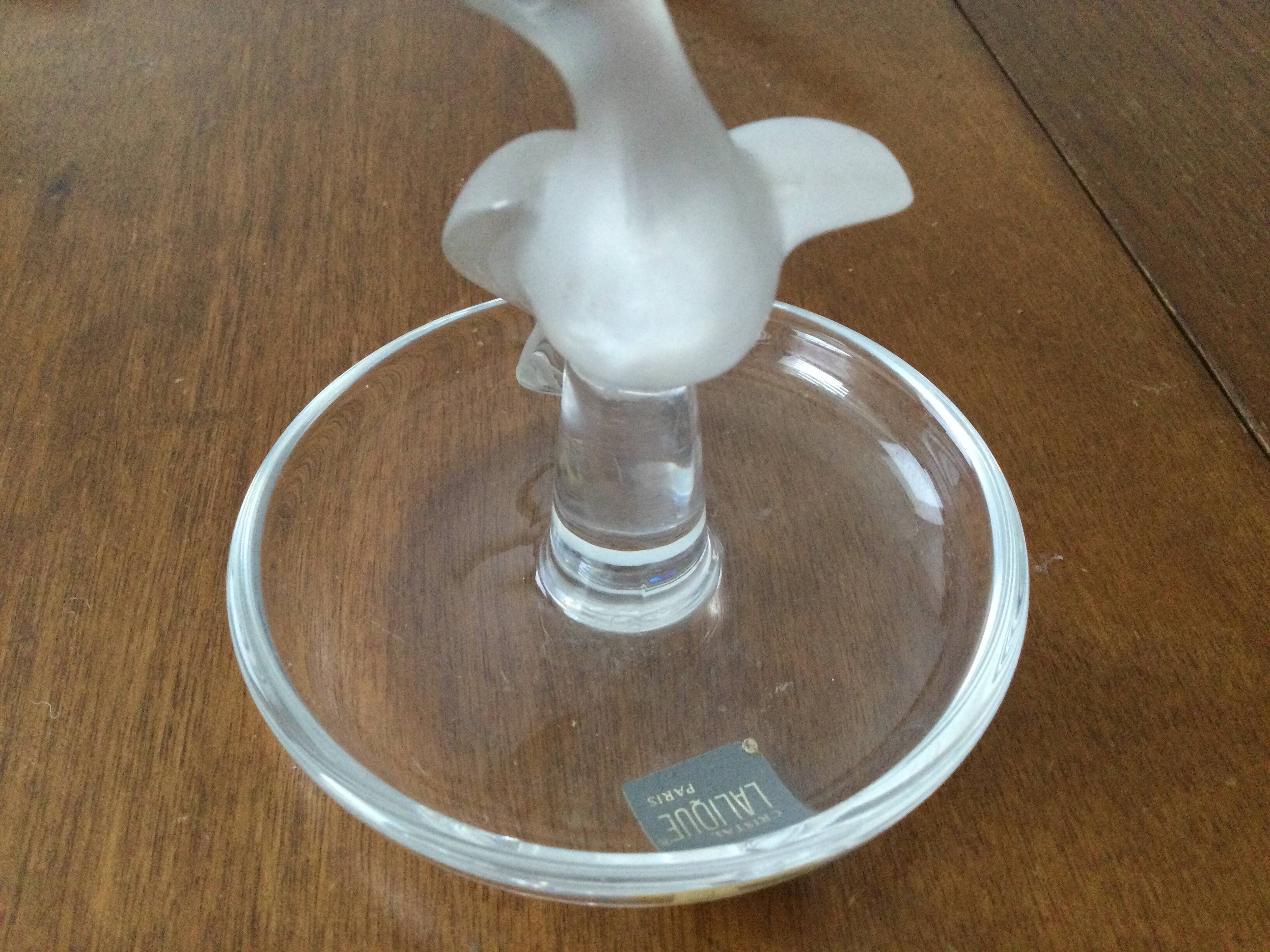 Crystal ring sizer from Lalique