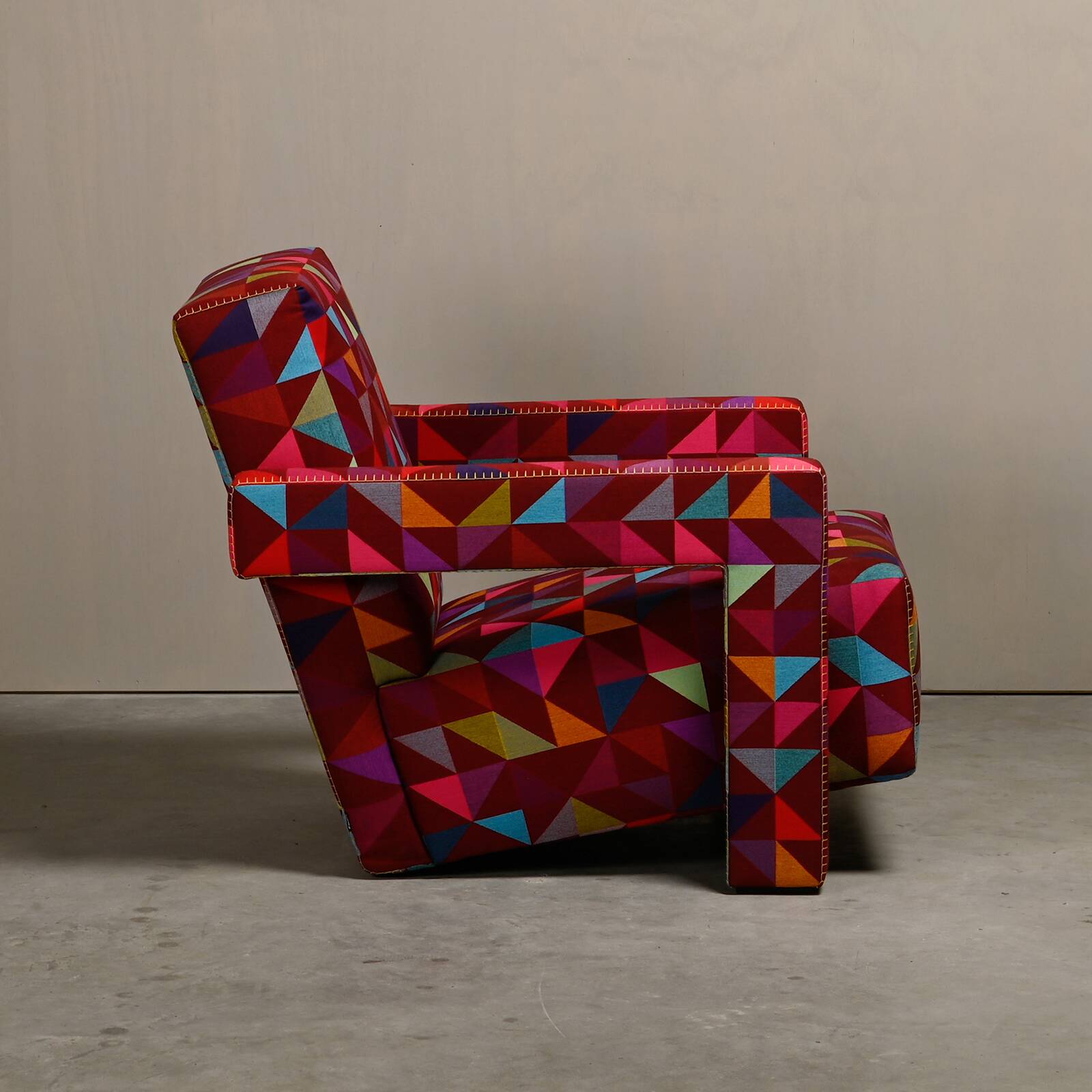 Gerrit T Rietveld Utrecht Armchair Limited Edition Boxblocks Bertjan Pot Cassina