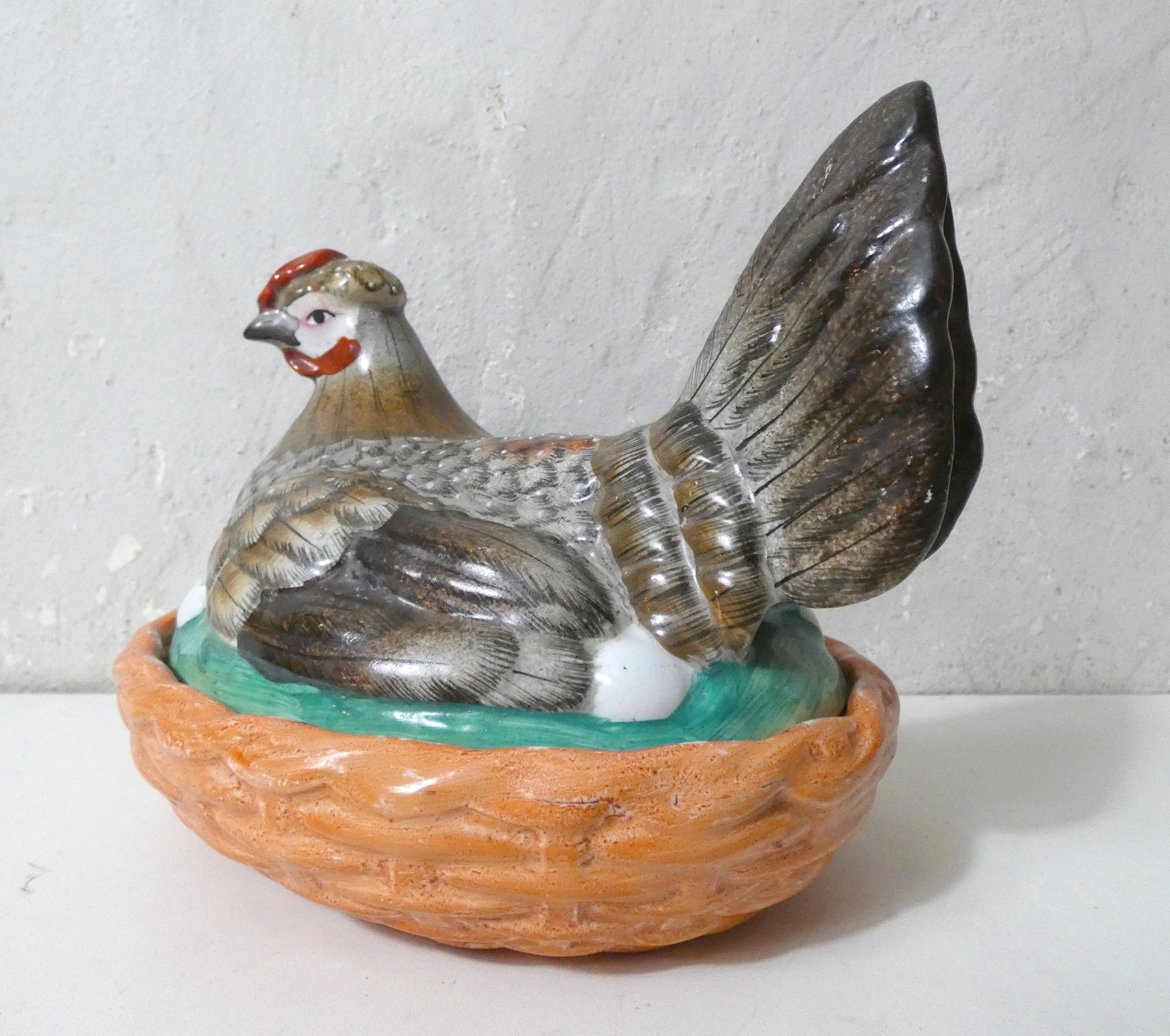 ceramic hen
