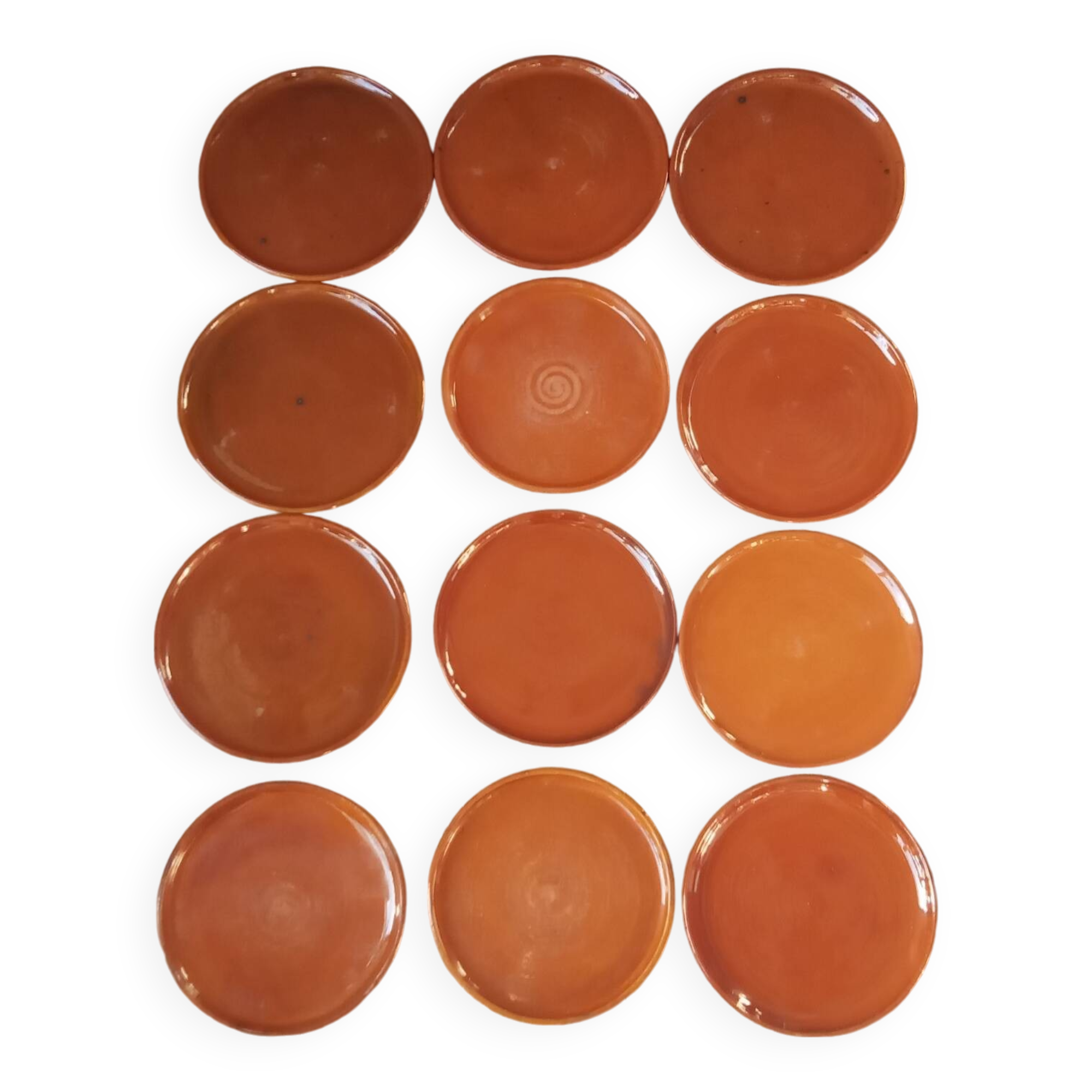 Twelve ceramic plates from Vallauris, Foucard Jourdan