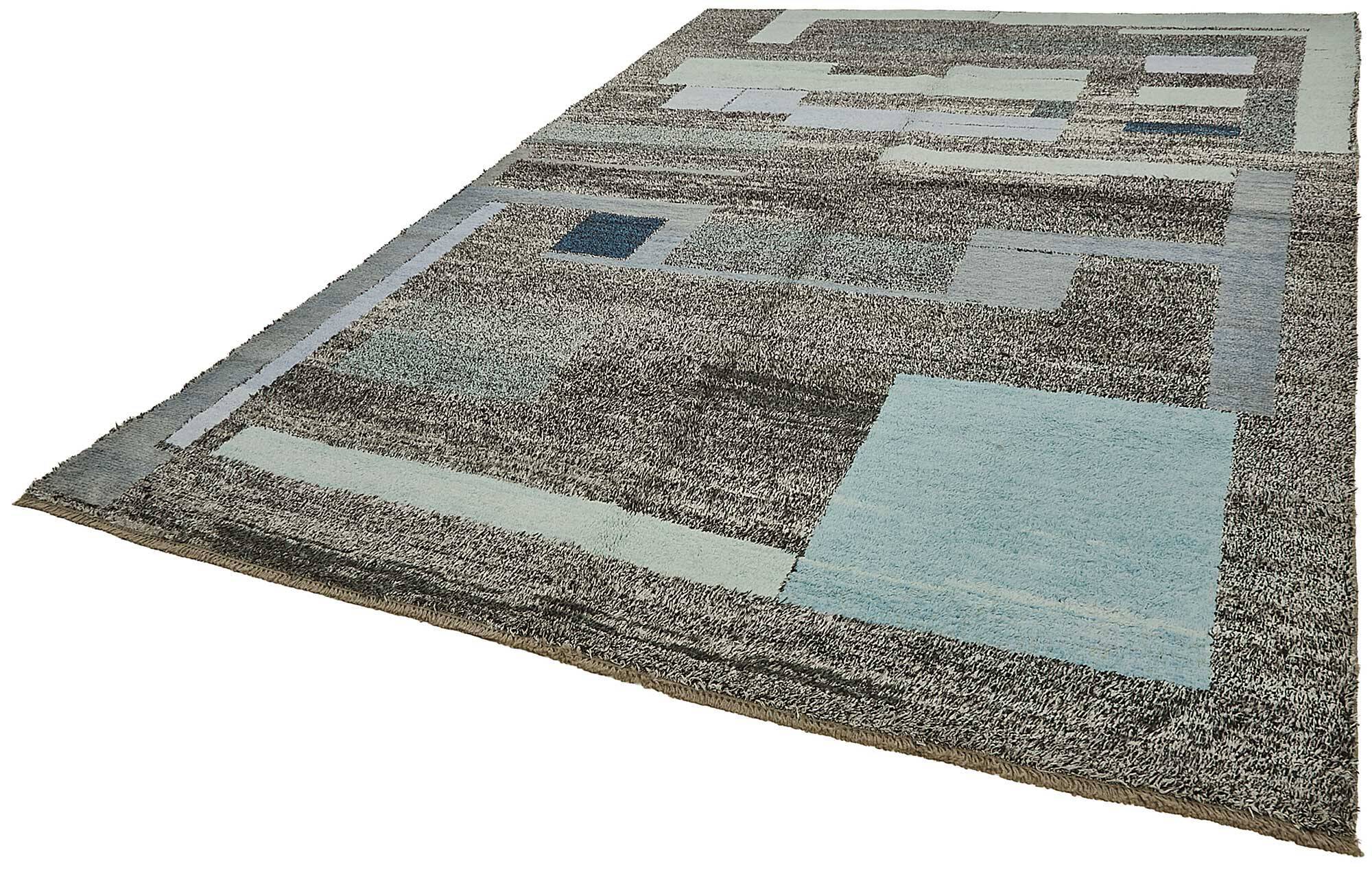 Handwoven Turkish Recycled Boho Rug 253 cm x 373 cm