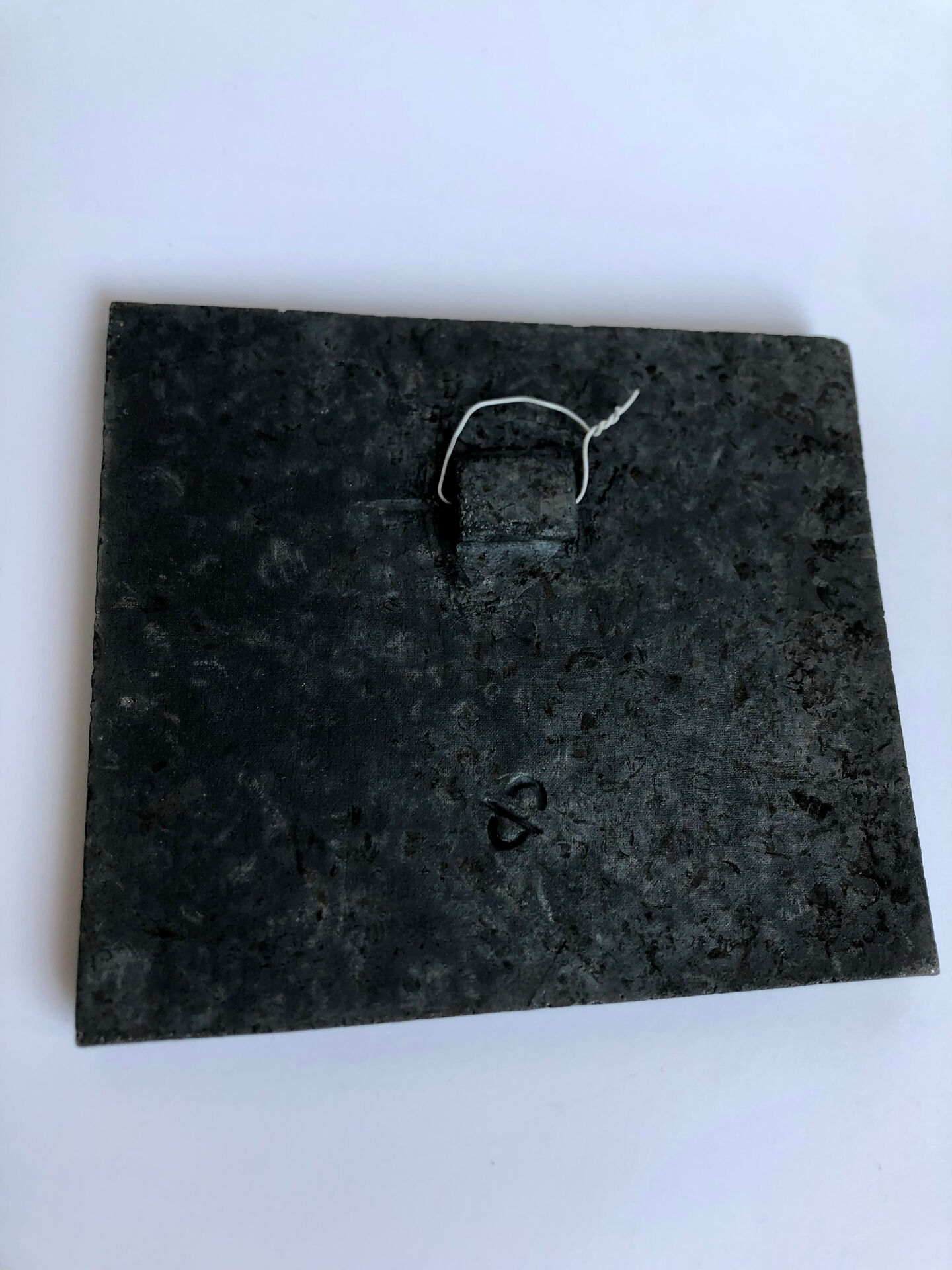 Tableau raku Claudine Dumur