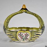 Earthenware basket, Manufacture Henriot Quimper – Mid-twentieth century