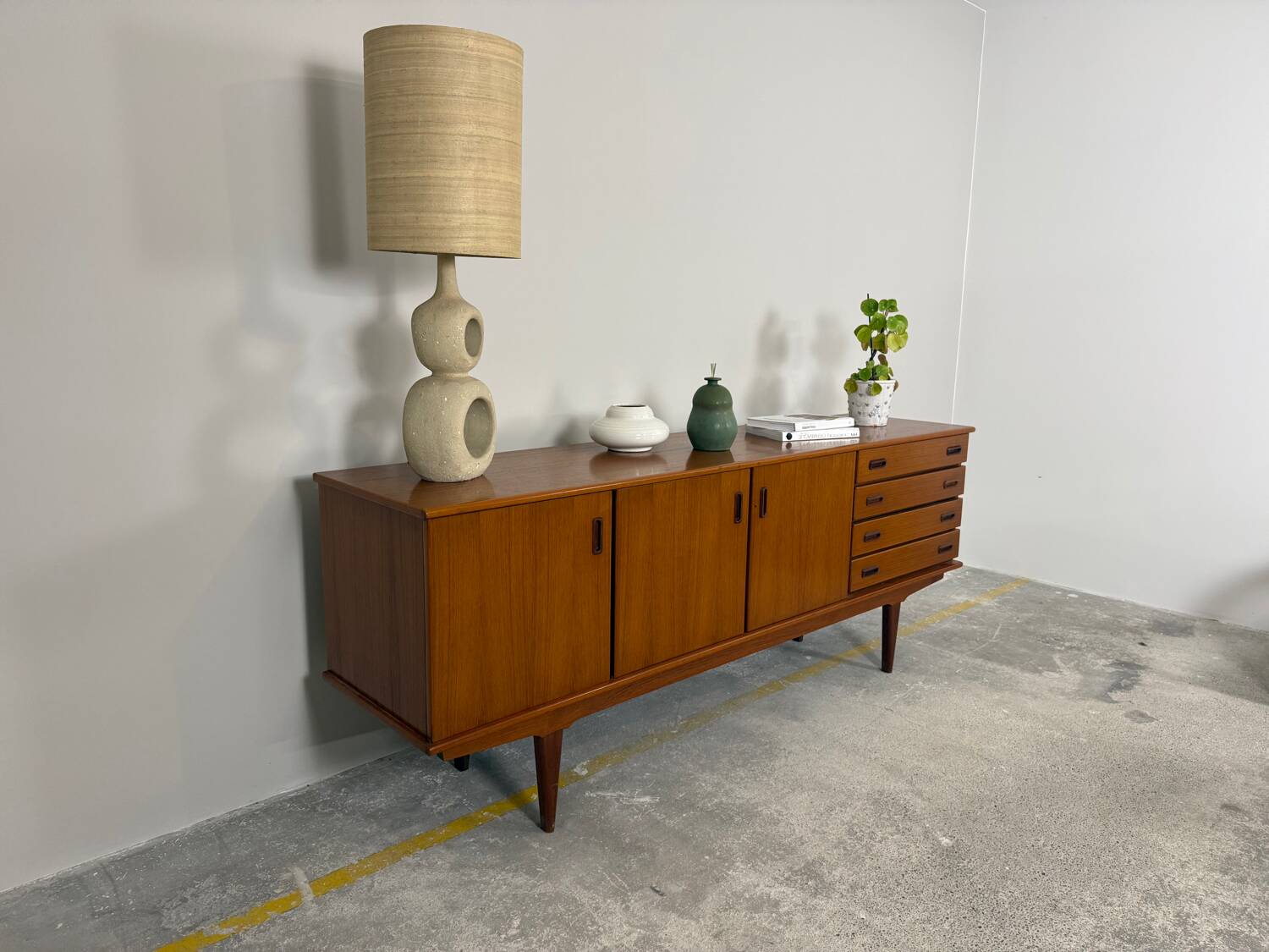 Scandinavian teak sideboard – 1960s