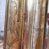 Mirror Louis Philippe flowered 75 x 109 cm