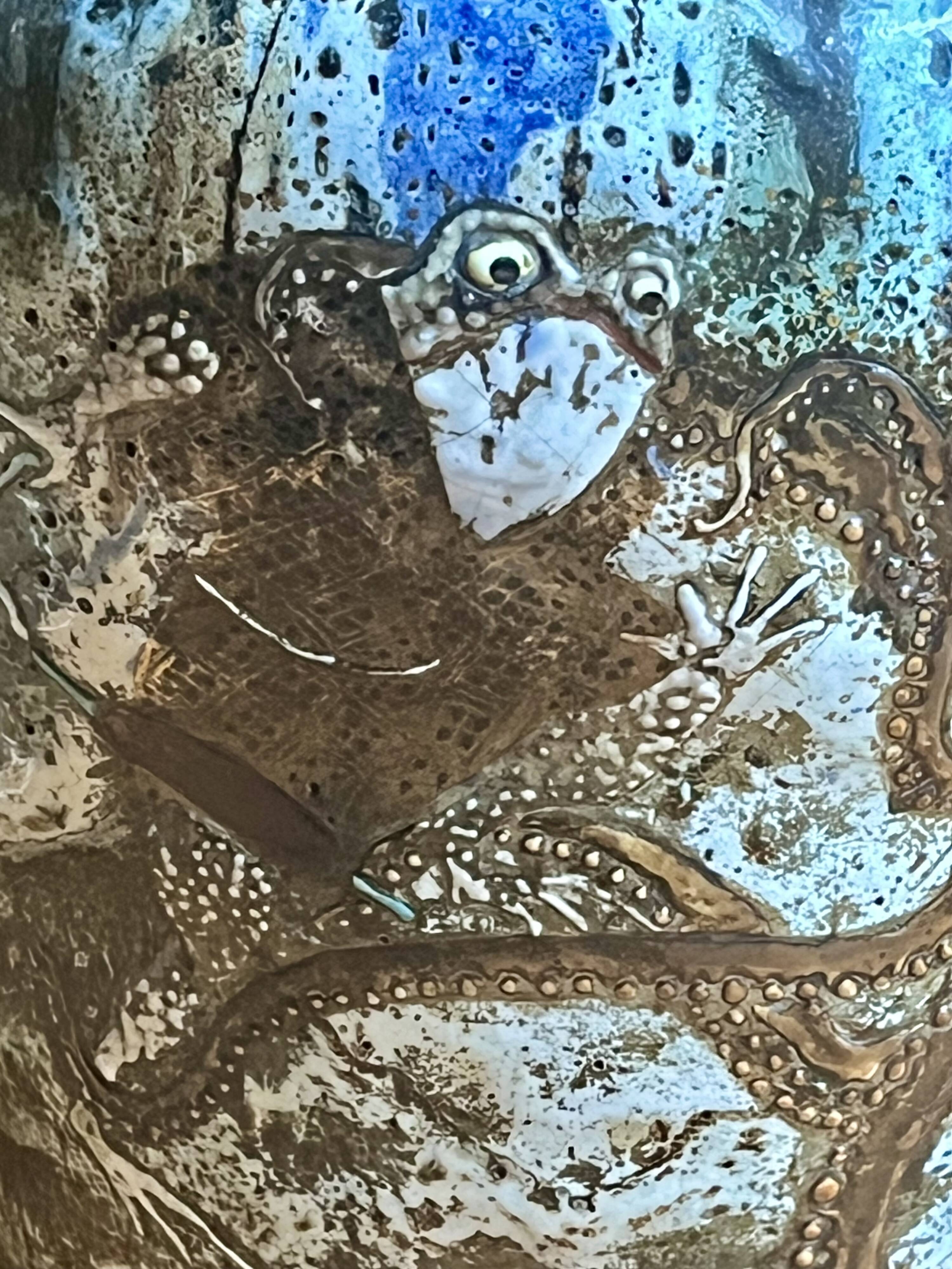 Ceramic lamp base - Okinawa (Japan)