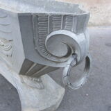 Planter aluminum art deco style