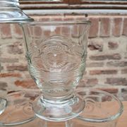 6 bistro water glasses