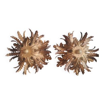 Pair of wall lights or ceiling lights Banci Firenze, 1960s / 70s