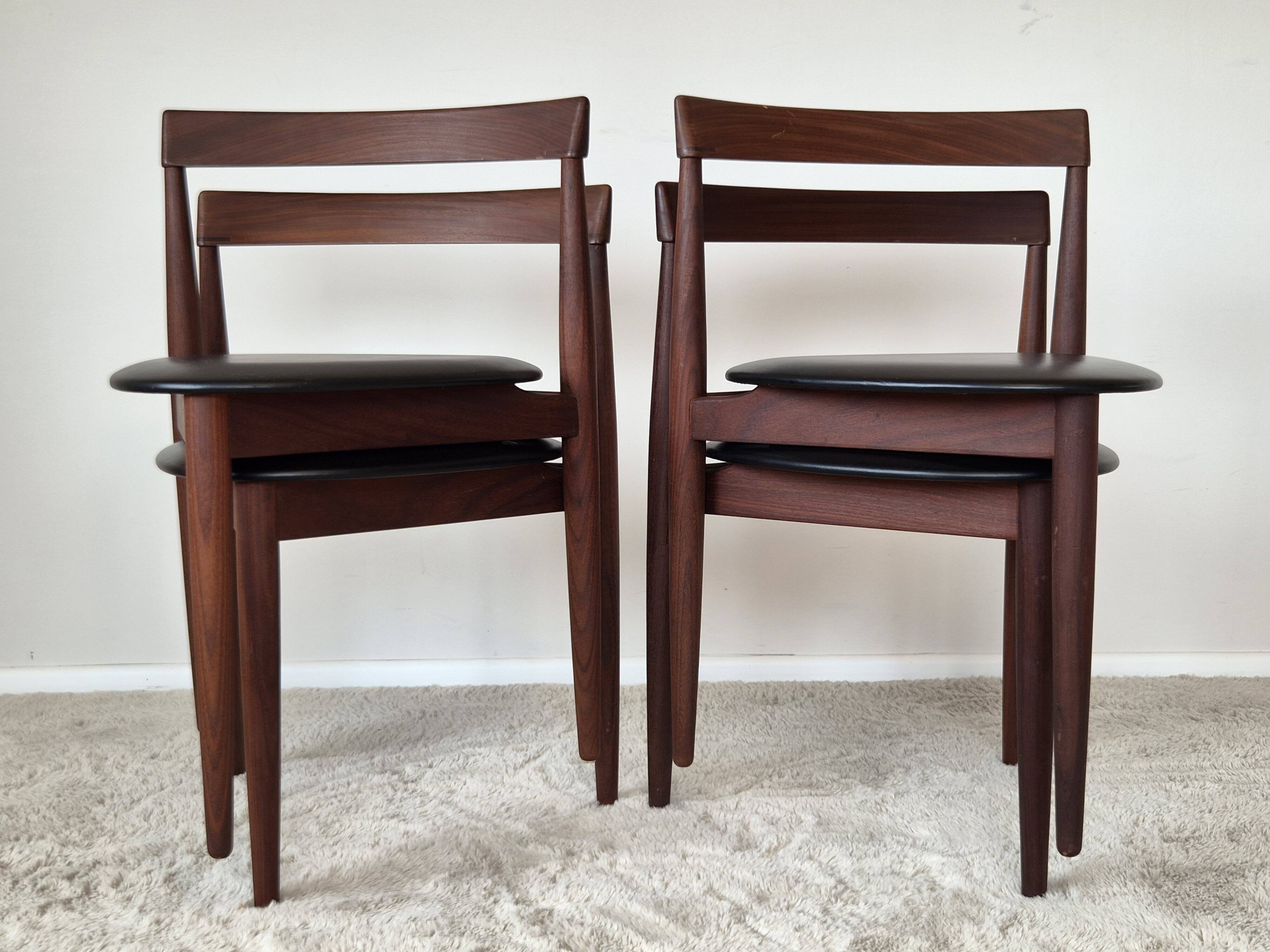 Roundette Teak Extendable Dining Set by Hans Olsen for Frem Røjle, Denmark