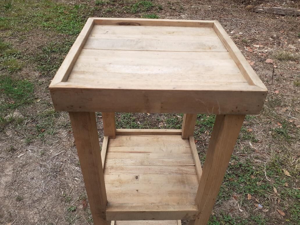 Wooden side table
