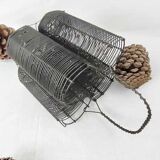 Basket holder 4 bottles in metal wire