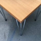 Vintage side table with hairpin legs from Denmark by Pin Age.