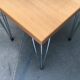 Vintage side table with hairpin legs from Denmark by Pin Age.