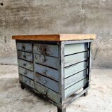 Industrial chest of drawers steel TV sideboard
